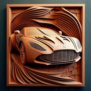 3D модель Aston Martin One 77 (STL)